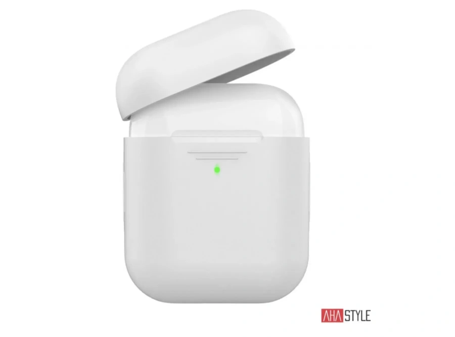 Чохол AHASTYLE дуо ​​для Apple AirPods - White (AHA-02020-WHT)